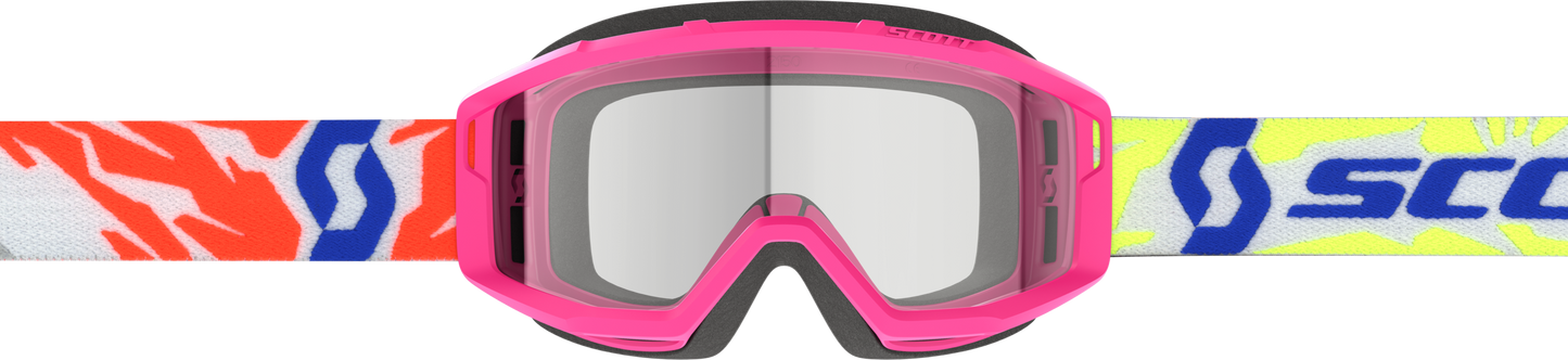 Scott PRIMAL YOUTH GOGGLE PINK CLEAR LENS