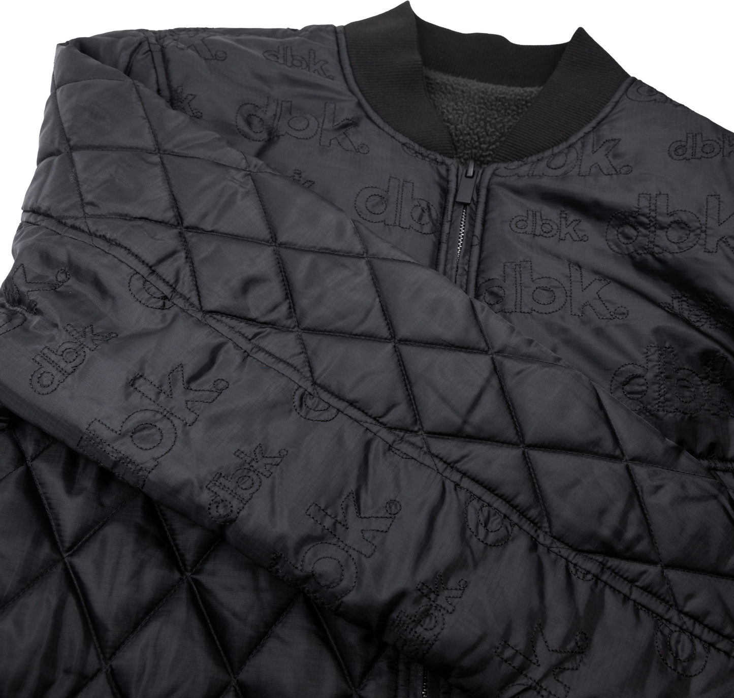 DBK JK-LINER-2X Black Liner Jacket with Ripstop Nylon and Sherpa Lining