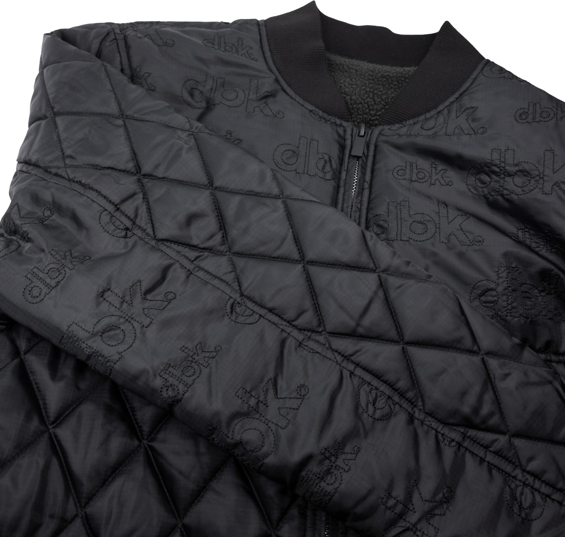DBK JK-LINER-2X Black Liner Jacket with Ripstop Nylon and Sherpa Lining