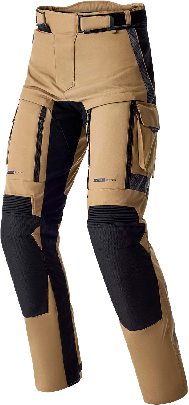 RST Ps Adventure D3O Pants Sand/Black Textile XL - Motorcycle Touring Pants with CE AA Certification