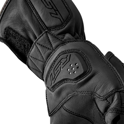 RST Women's S1 Black Leather Gloves - Size Small