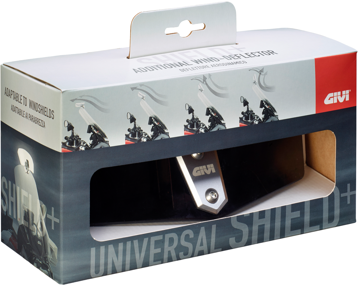 GIVI Shield Deflector Visor Universal Smoke - Part S180F
