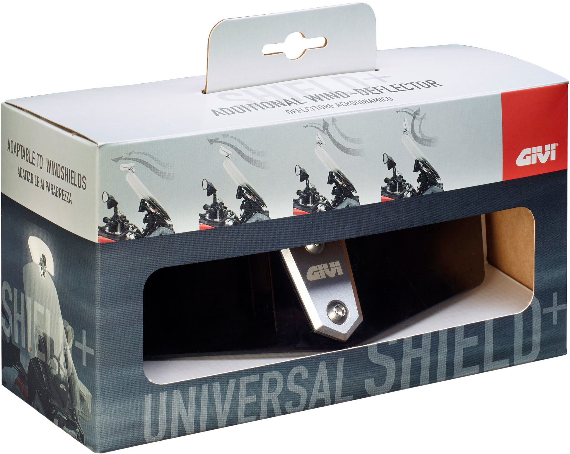 GIVI Shield Deflector Visor Universal Smoke - Part S180F