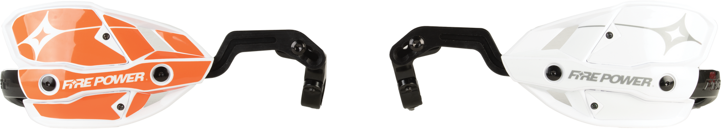 Fire Power 1 1/8-inch Closed Handguard Orange - Probend Design with Center Reach Mounts and Shield Ventilation
