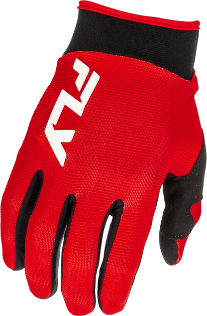 FLY RACING YOUTH F-16 GLOVES RED/BLACK/WHITE Y2XS'XS