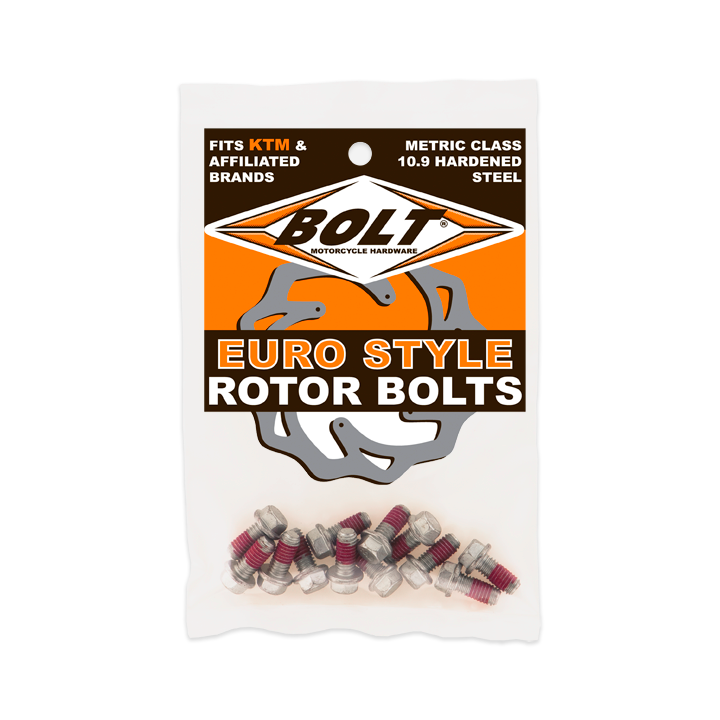 BOLT Rotor Bolts Kit for KTM 150 XC, 350 SX-F, 250 SX Models – Part Number 2009-KTMRTR