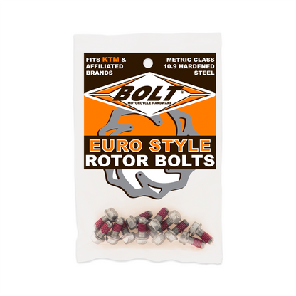 BOLT Rotor Bolts Kit for KTM 150 XC, 350 SX-F, 250 SX Models – Part Number 2009-KTMRTR
