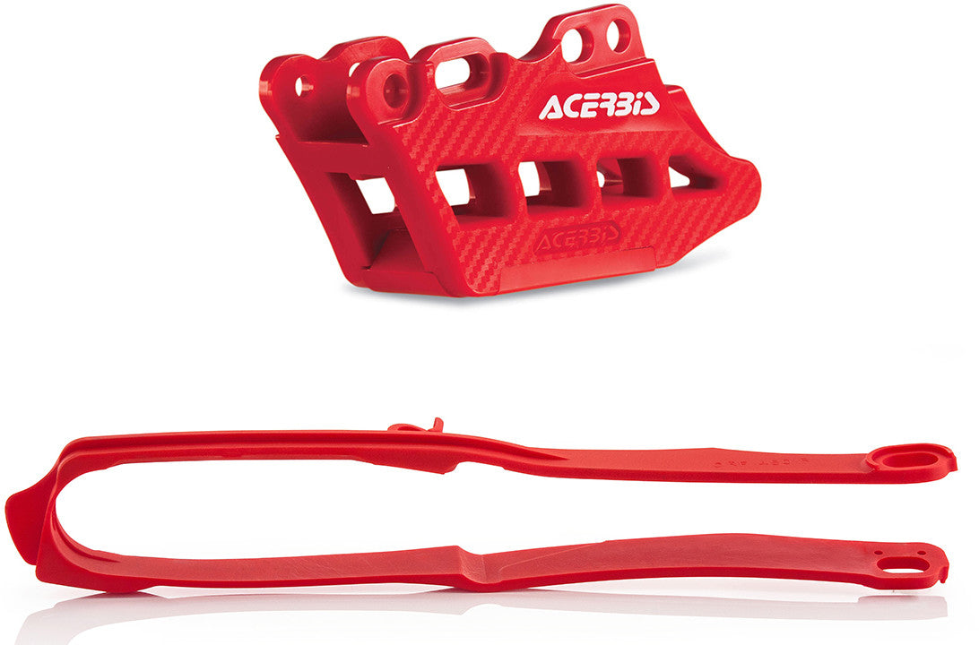 ACERBIS CHAIN GUIDE SLIDER KIT RED