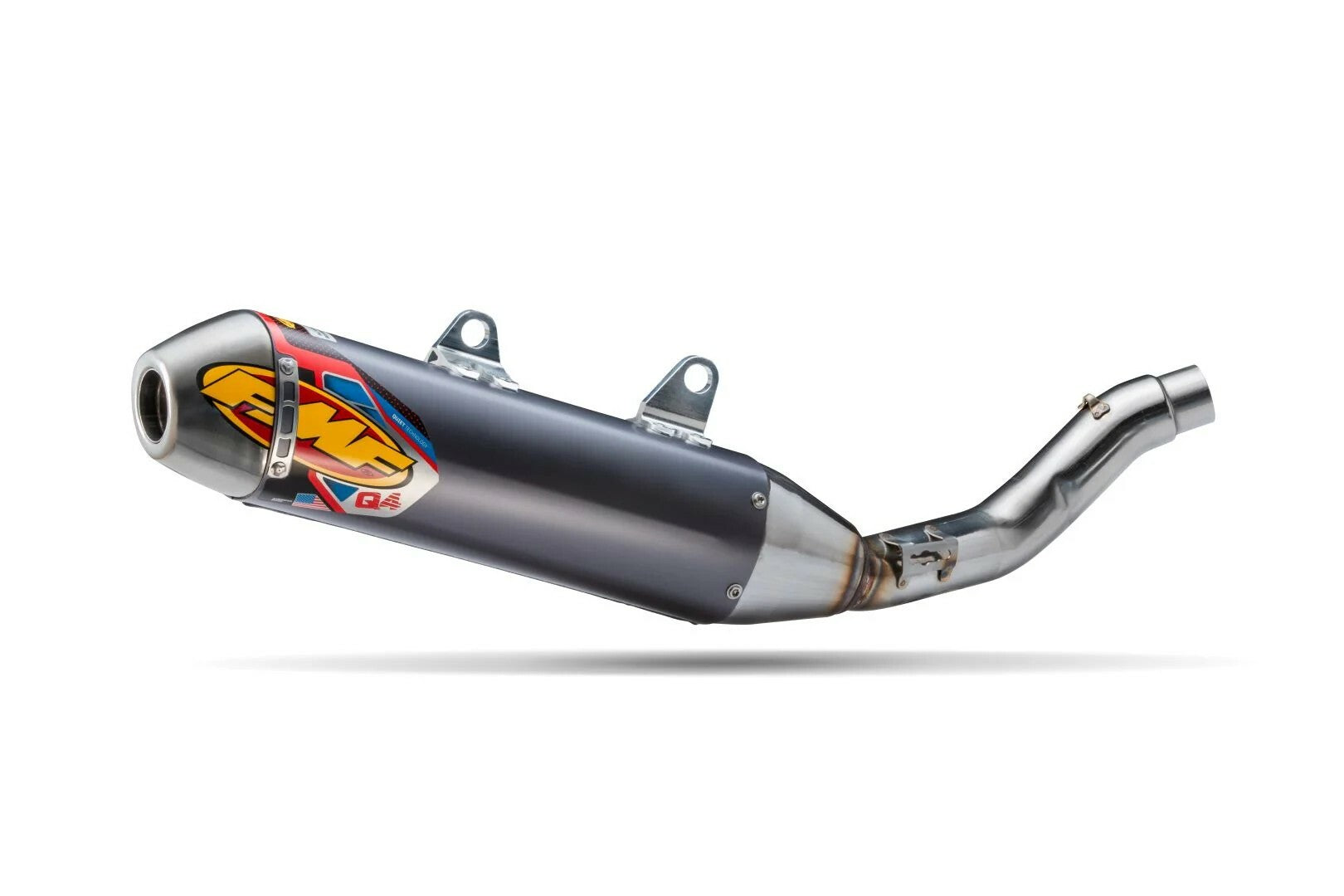 FMF Q4 Hex Slip-On Muffler for KTM 350 and 500 XCF-W (Part #045556)