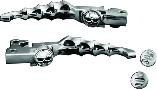Kuryakyn Zombie Levers for Harley-Davidson XL Models - Chrome and Black Finish
