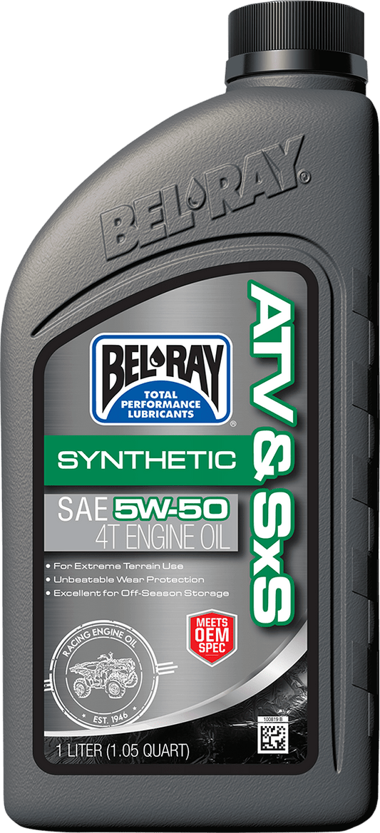 BEL-RAY ATV & SxS Synthetic Oil - 1 Quart 302664150160 - Kelly Motorsports