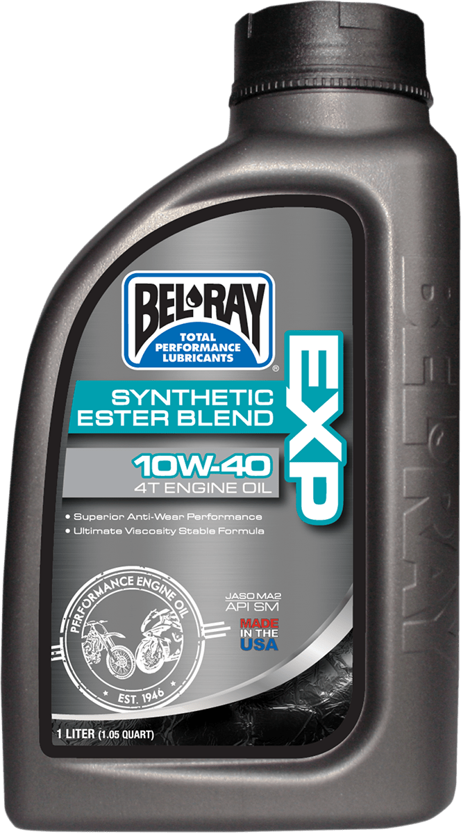 BEL-RAY EXP Synthetic Blend 4T Oil 10W-40 1L 99120-B1LW - Kelly Motorsports