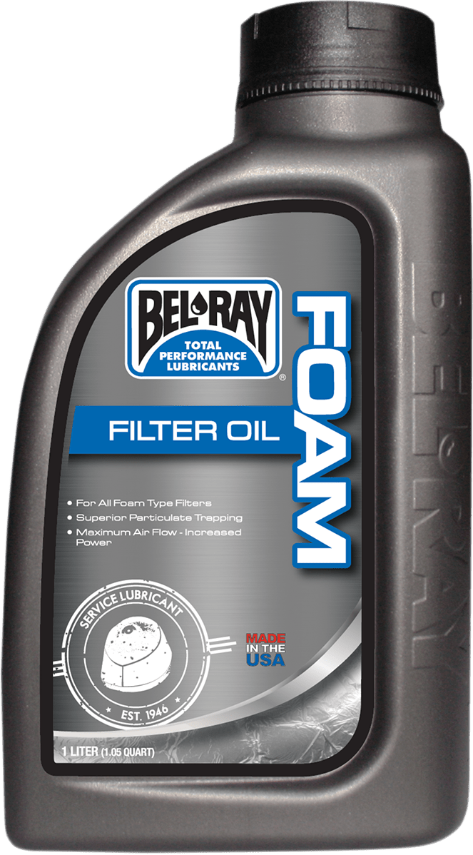 BEL-RAY Foam Filter Oil 1L 99190-B1LW - Kelly Motorsports