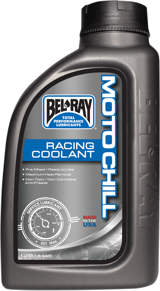 BEL-RAY Moto Chill Racing Coolant 1L - Part Number 99410-B1LW - Kelly Motorsports