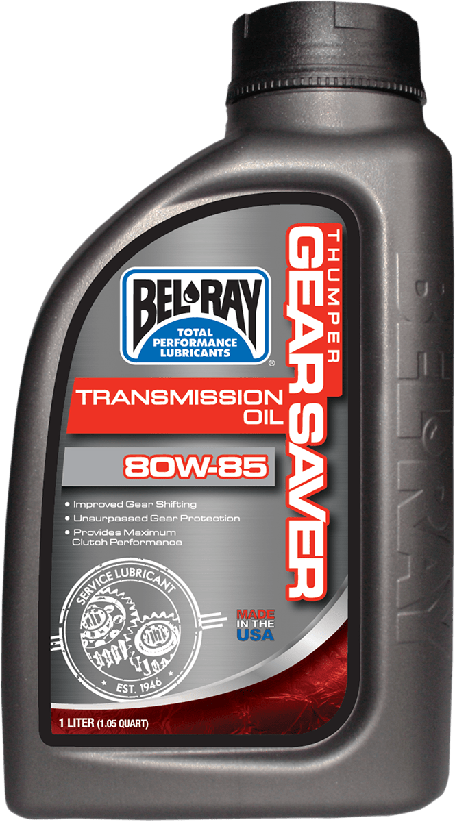 BEL-RAY Thumper Transmission Oil 80W-85, 1 Quart - Model 99510-B1LW for Motorcycle Racing Transmissions - Kelly Motorsports