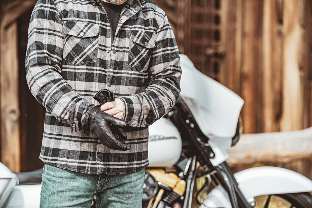 Highway 21 Marksman Flannel Black/Grey Lg