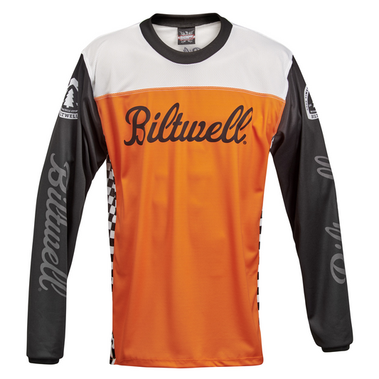 BILTWELL Good Times Jersey - Orange/Black - 2XL, Part Number 8120 - 087 - 006 - Kelly Motorsports