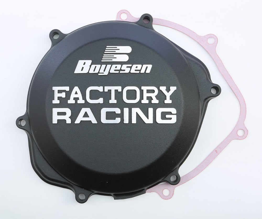 Boyesen Factory Racing Clutch Cover Black for Honda TRX450R & TRX450ER 2004-2009 - Kelly Motorsports