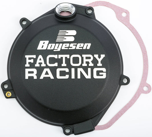 Boyesen Factory Racing Clutch Cover Black for Husqvarna and KTM Models – Part CC-44CB - Kelly Motorsports