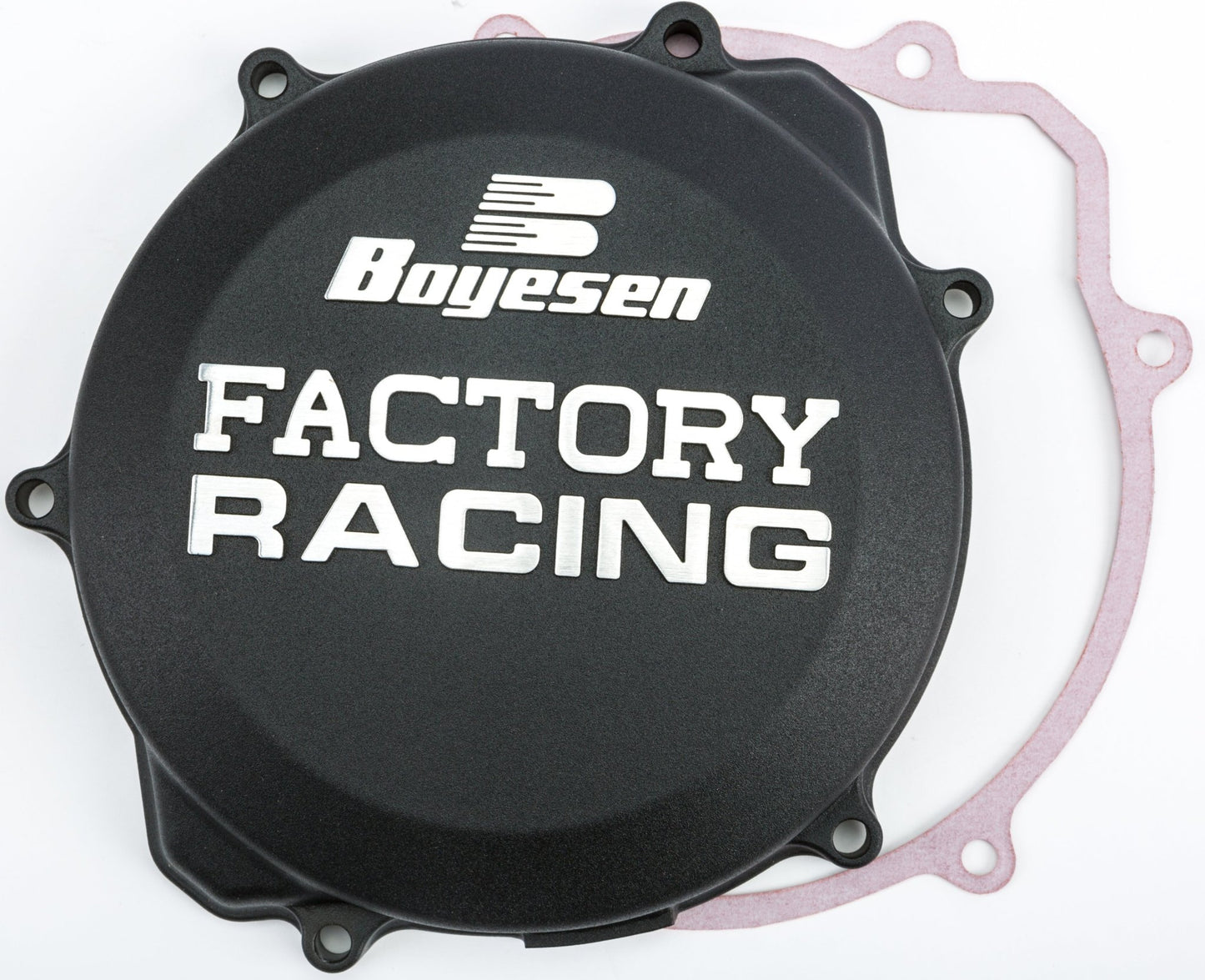 Boyesen Factory Racing Clutch Cover Black for Yamaha YZ250X and YZ250 Models - Kelly Motorsports