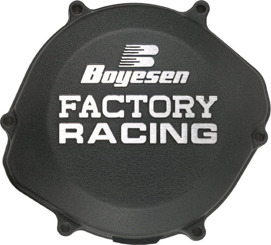 Boyesen Factory Racing Clutch Cover for Honda CR125R (1987-1994) - Black - Kelly Motorsports