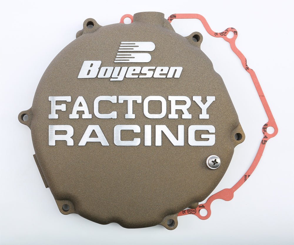 Boyesen Factory Racing Clutch Cover Magnesium for Kawasaki KX250 (2005-2007) - Kelly Motorsports