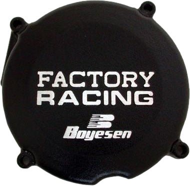Boyesen Factory Racing Ignition Cover Black for Honda CR250R (1986-2001) - Part SC-02B - Kelly Motorsports