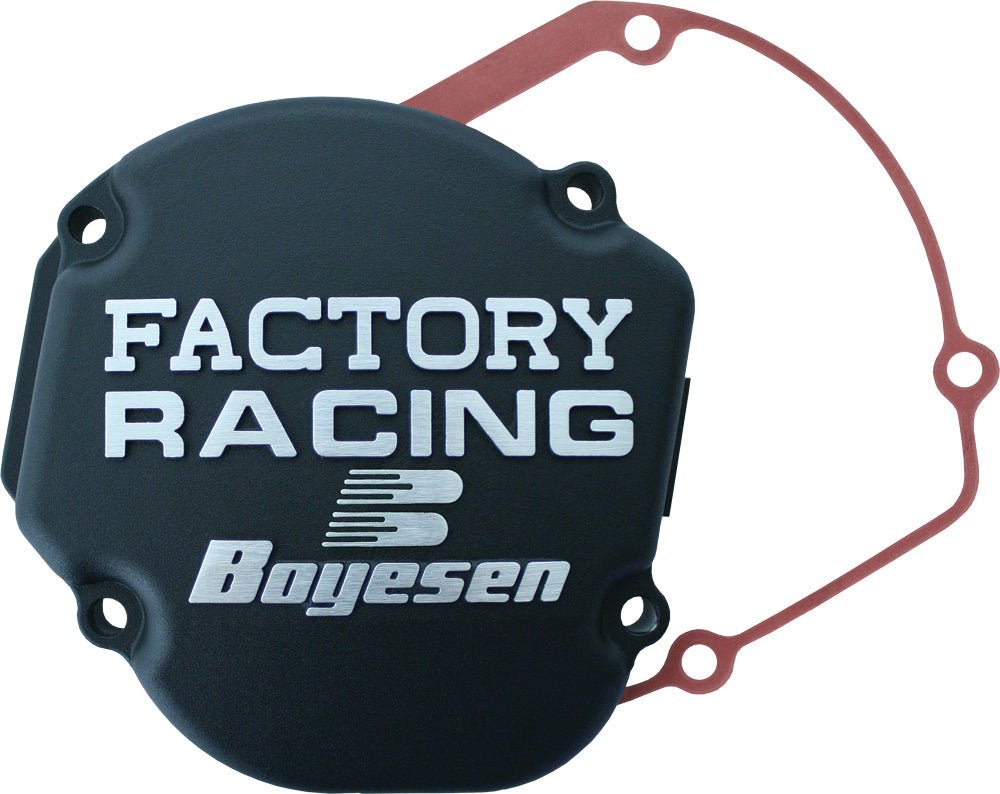 Boyesen Factory Racing Ignition Cover Black for Honda CRF50F - Part SC-05B - Kelly Motorsports