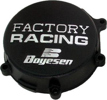 Boyesen Factory Racing Ignition Cover Black for Kawasaki KX85 (2001-2010) - Part SC-10AB - Kelly Motorsports