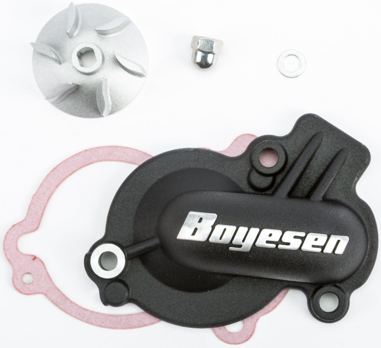 Boyesen Waterpump Cover & Impeller Kit Black for Husqvarna and KTM Models (Part WPK-45AB) - Kelly Motorsports
