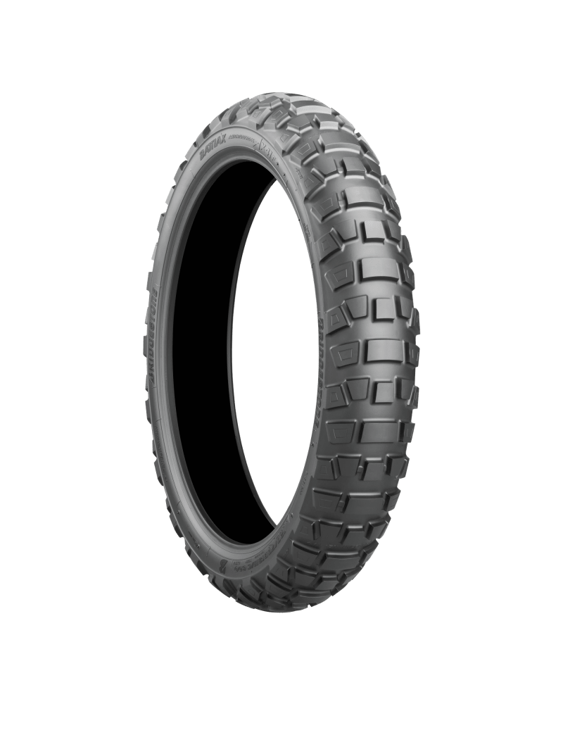 Bridgestone Battlax Adventurecross AX41 Tire - 100/90-19 M/C 57Q Tubeless Front for Dual Sport and Adventure Bikes - Kelly Motorsports