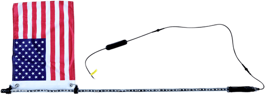 BRITE-LITES Color Changing LED Whip Rod BL-UTVWHIP4 – 4 Feet Bluetooth Controlled Flexible LED Light Stick - Kelly Motorsports