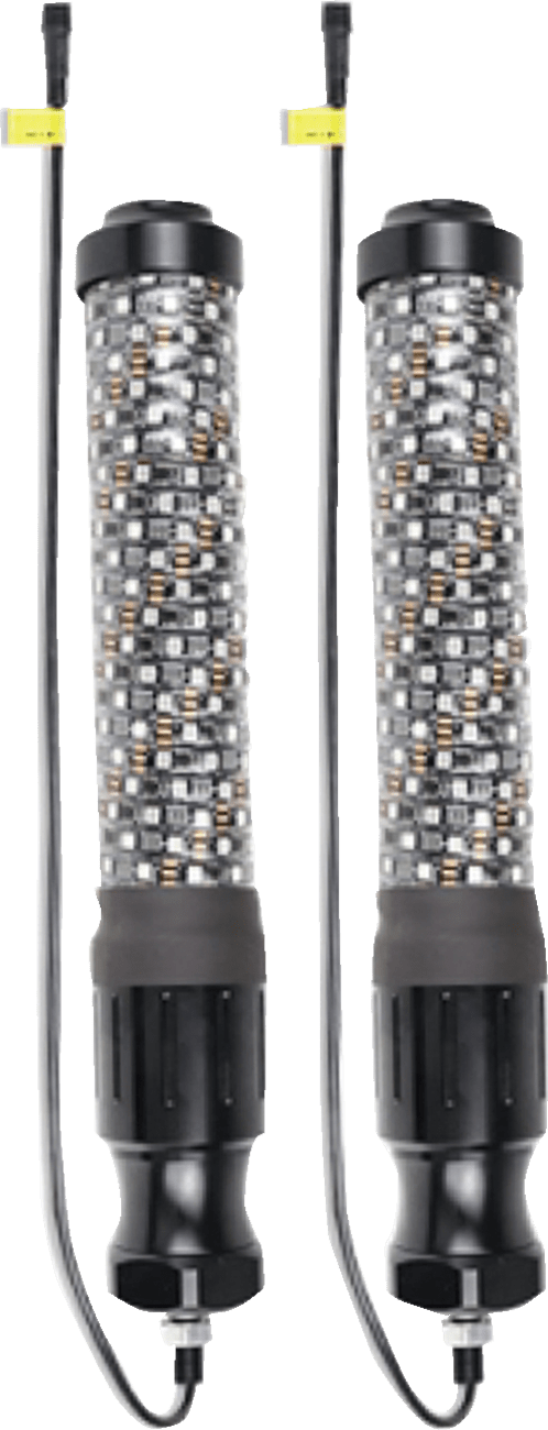 BRITE-LITES Super Chunk 1' Whip Light Pair - Model BL-WPCKIT1 with Bluetooth Music Sync and Multiple Colors - Kelly Motorsports