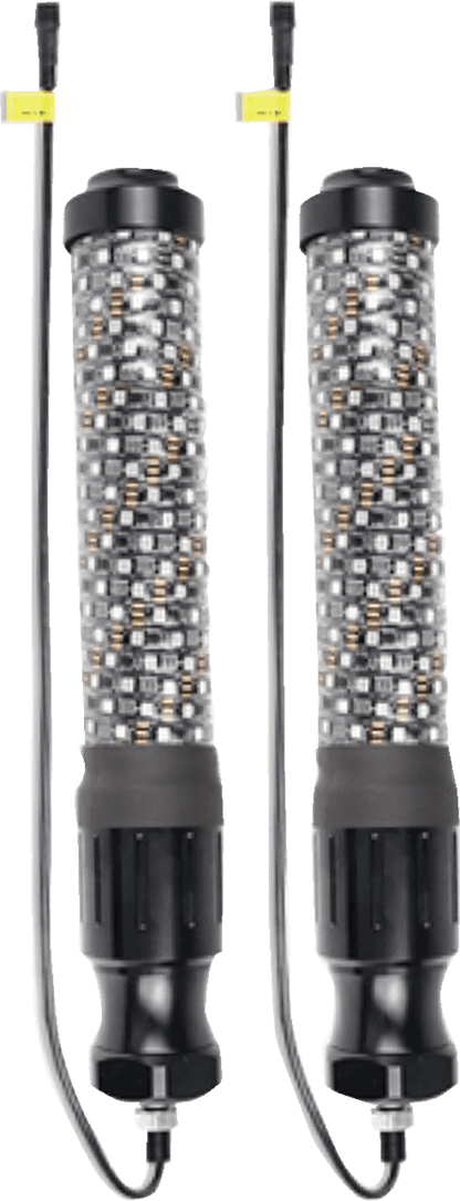BRITE-LITES Super Chunk 1' Whip Light Pair - Model BL-WPCKIT1 with Bluetooth Music Sync and Multiple Colors - Kelly Motorsports