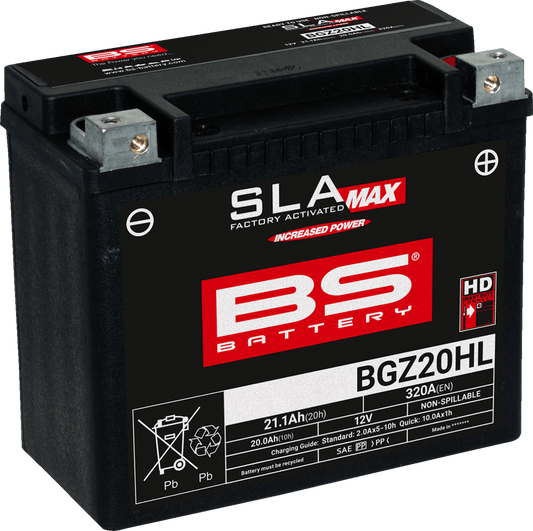 BS BATTERY BGZ20HL (GYZ) 300939 Maintenance-Free Deep Cycle Marine Battery - Kelly Motorsports