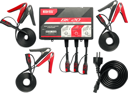 BS Battery BK20 700554 Battery Charger and Maintainer for 6V and 12V Lead Acid and Lithium Batteries - Kelly Motorsports