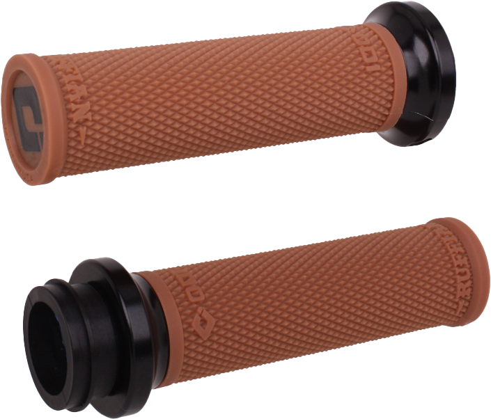 ODI Rufian Grips Tbw 1" Gum Rubber/Black - Performance V-Twin Motorcycle Handgrips