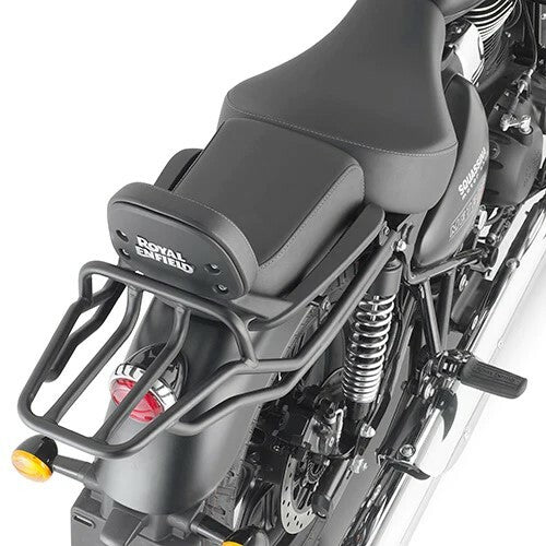 GIVI SR9053 Top Case Hardware for Royal Enfield Meteor 350 – Monokey Cam-Side System in Aluminum and Matte Black