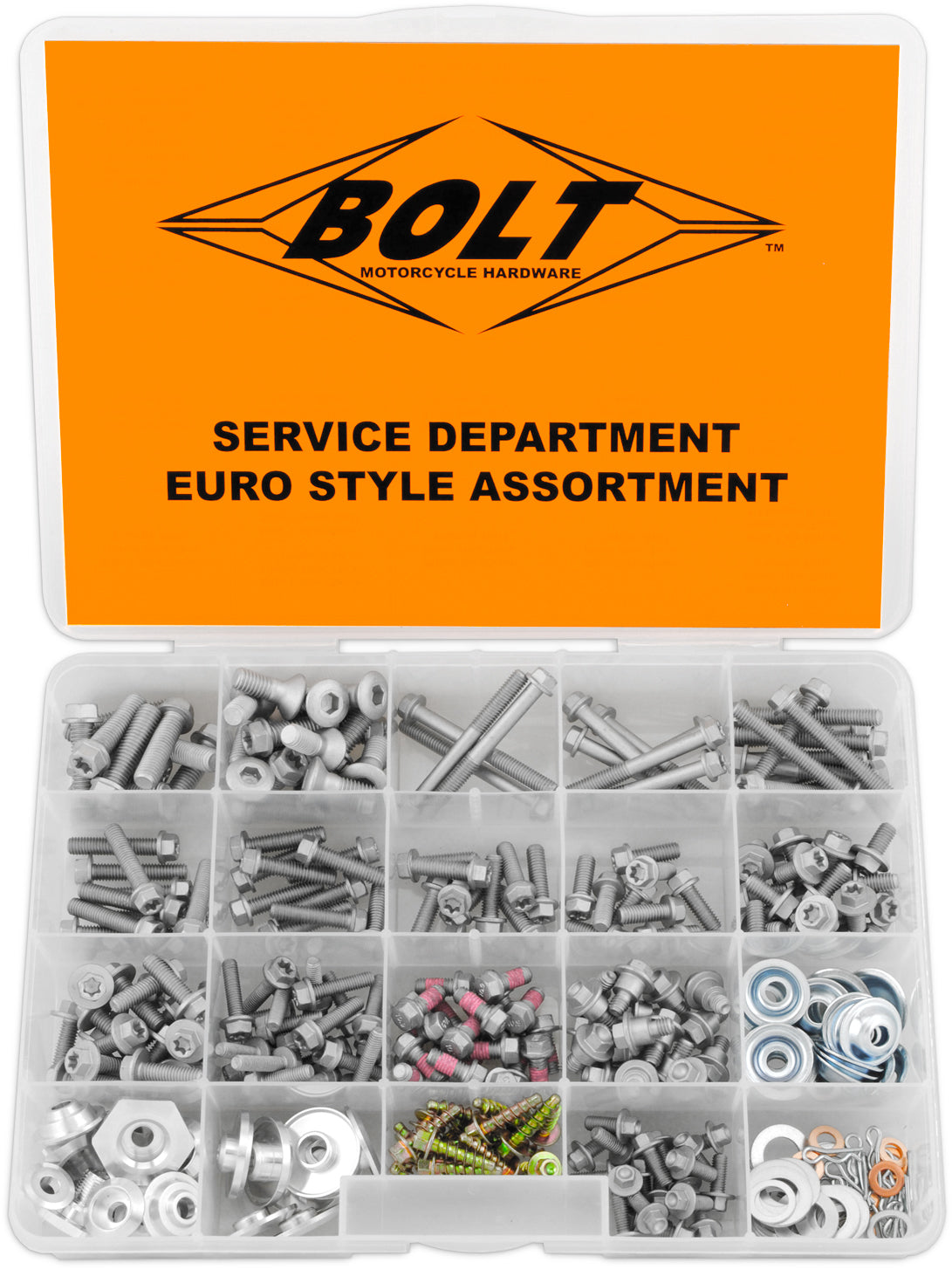 BOLT Euro Style Bolt Kit SVCEURO – Service Department Assortment for KTM and More