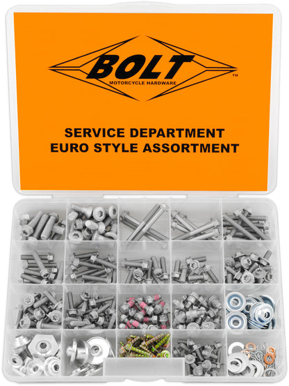 BOLT Euro Style Bolt Kit SVCEURO – Service Department Assortment for KTM and More