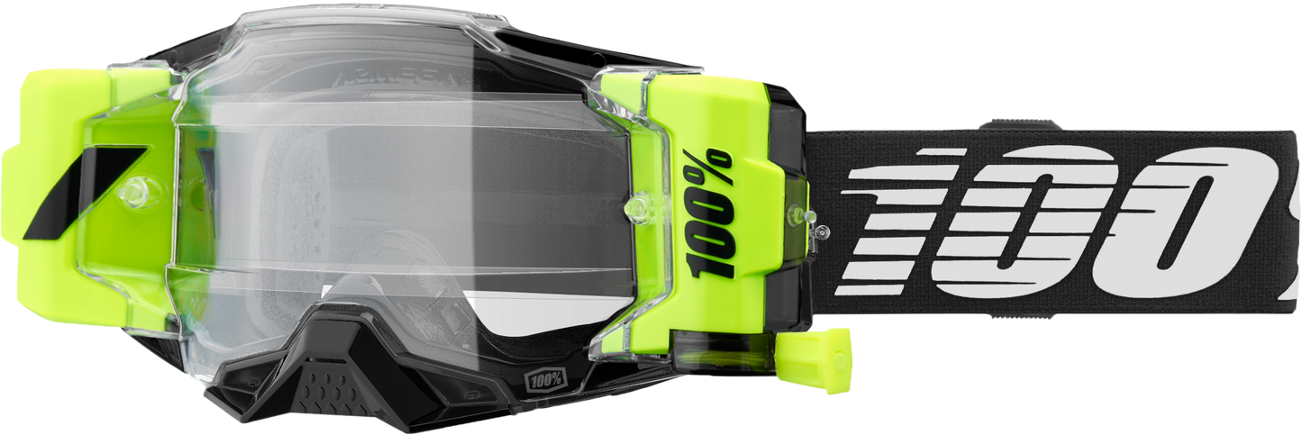 100-Percent Armega Forecast Goggle with Black Frame and Clear Lens - Part 50006-00005