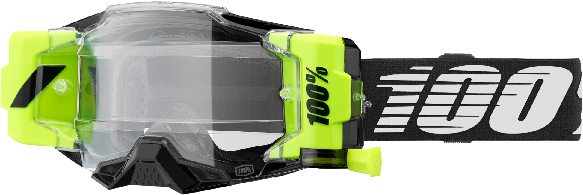 100-Percent Armega Forecast Goggle with Black Frame and Clear Lens - Part 50006-00005