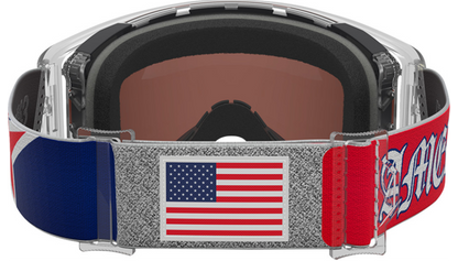 Alpinestars Supertech Goggle - Merica 25 - Red/Blue - Silver/Copper 2601-4102