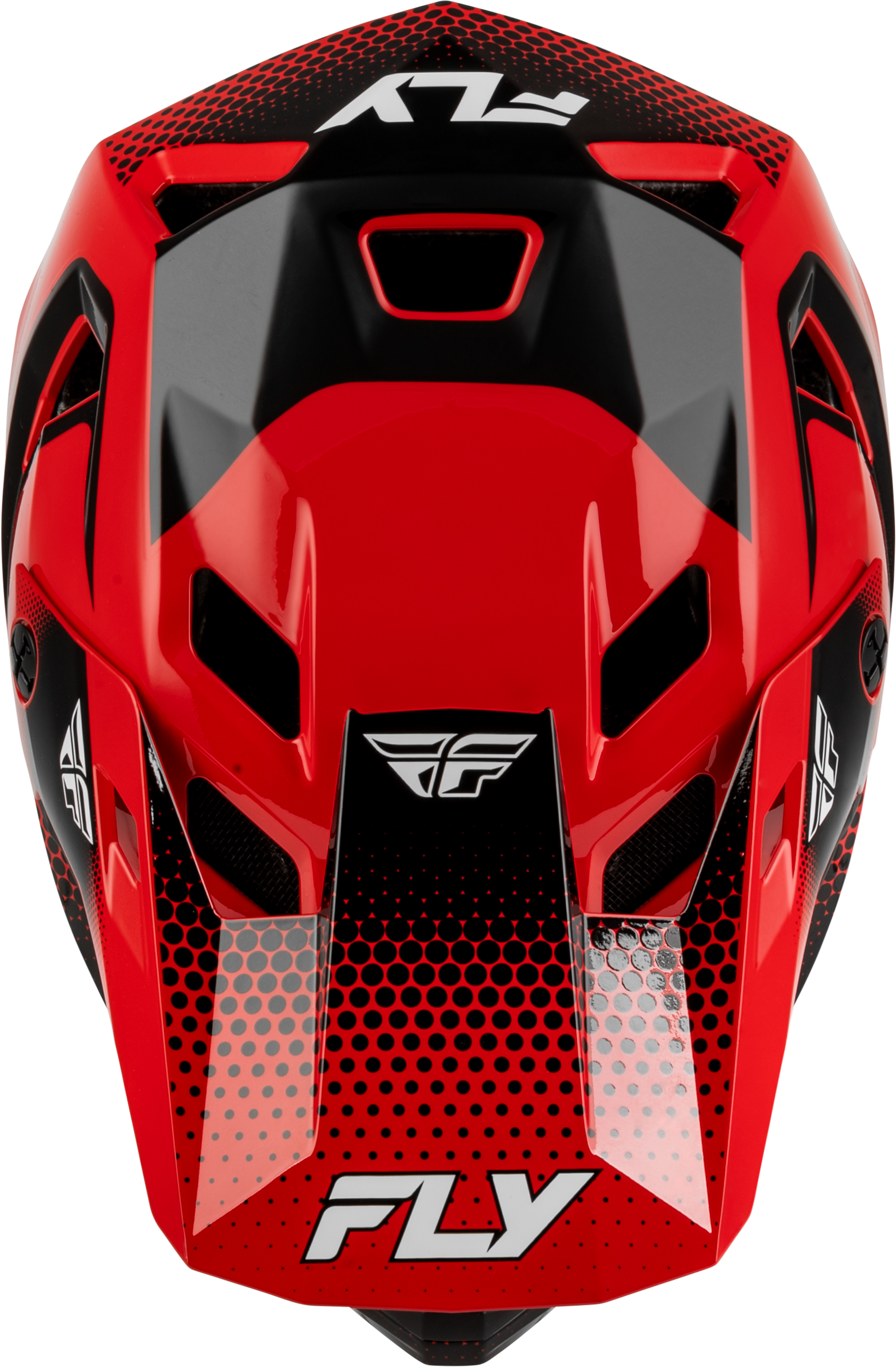 Fly Racing Rayce Sonar Bicycle Helmet Large - Red, Black & White