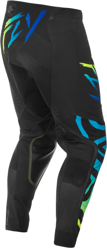 Fly Racing Evolution DST Zen Pants Black/Blue/Hi Vis Size 34