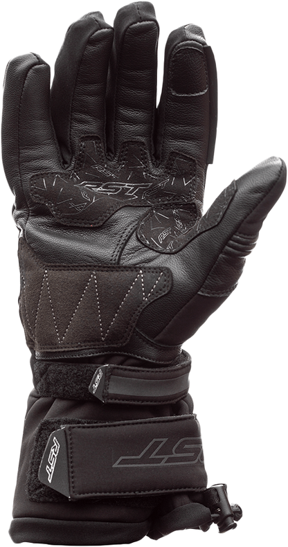 RST Atlas CE Waterproof Glove Black XS – Durable Motorcycle Gear