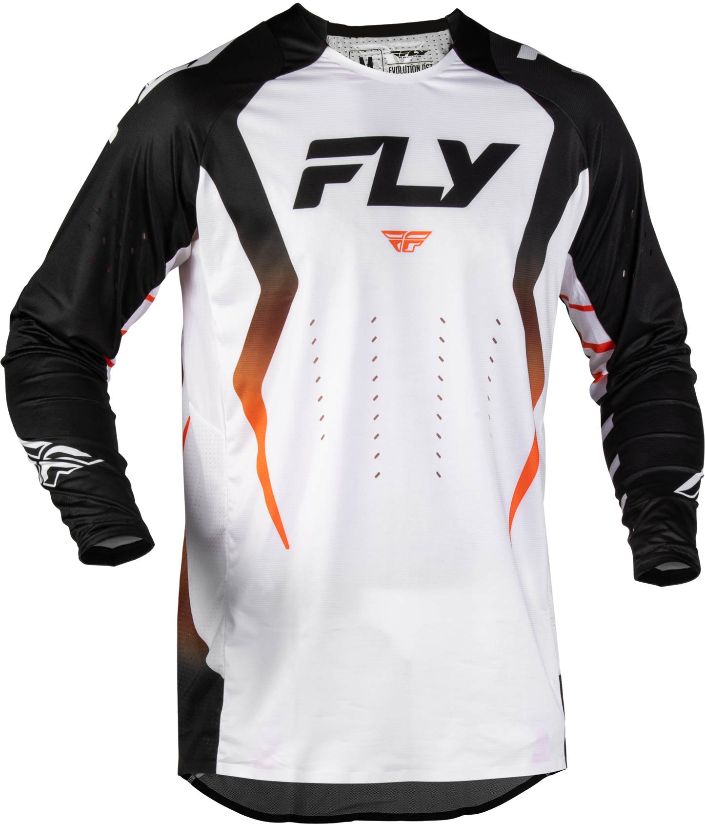 Evolution  Dst Bolt Jersey White/Black/Orange 2x