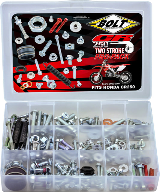 BOLT Pro Pack CR250 for Honda CR250R (2000-2007) - Complete Restoration Fastener Kit