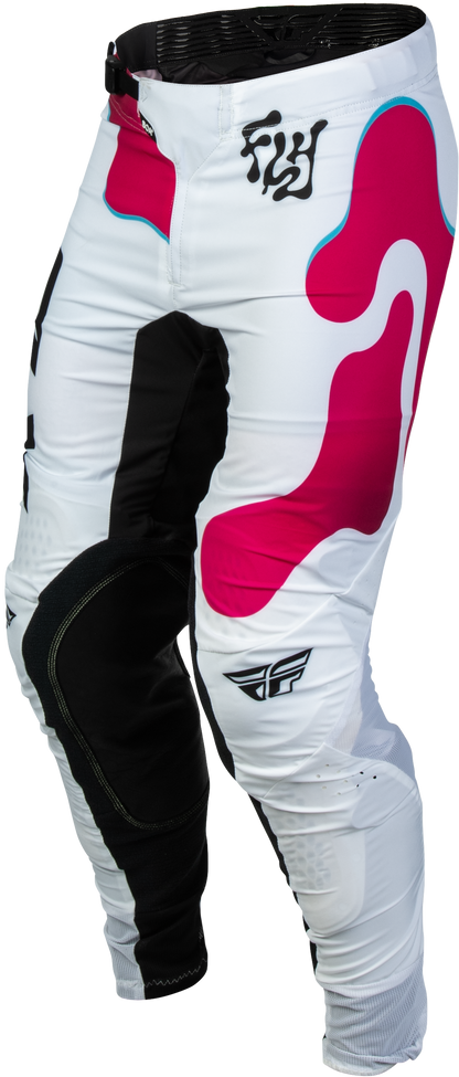 Lite Vibe Pants White/Pink/Blue Sz 32