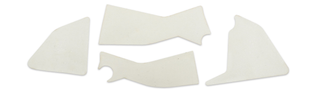 RFX Pro Series Frame Grip Tape for Fantic Side Panel - Clear